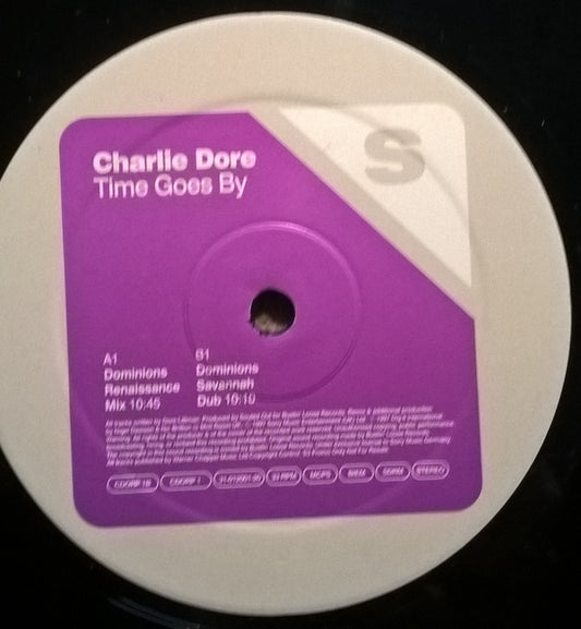 Charlie Dore : Time Goes By (12", Single, Promo)