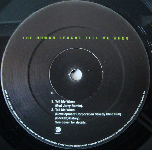 The Human League : Tell Me When (12", Single)