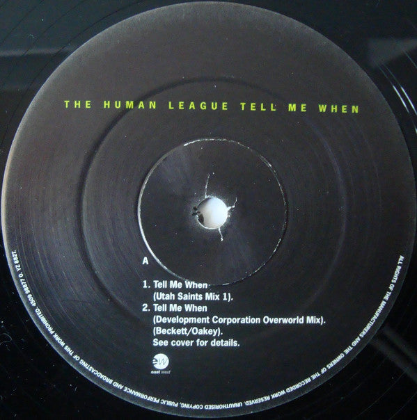 The Human League : Tell Me When (12", Single)