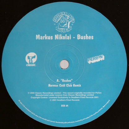 Markus Nikolai : Bushes (12")