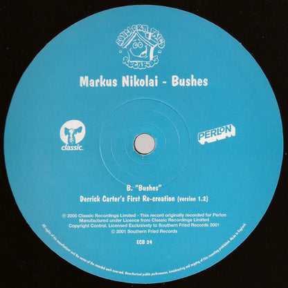 Markus Nikolai : Bushes (12")