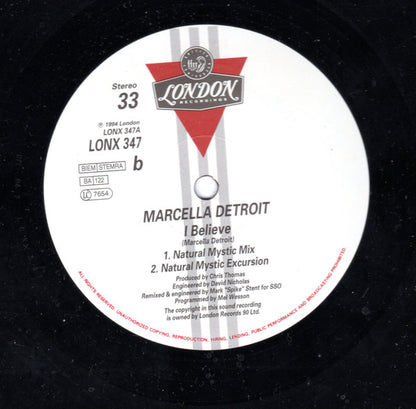 Marcella Detroit : I Want To Take You Higher / I Believe (12")