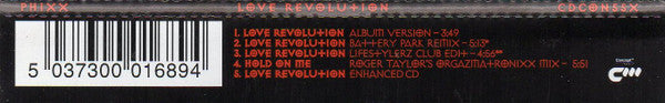 Phixx : Love Revolution (CD, Single, Enh)