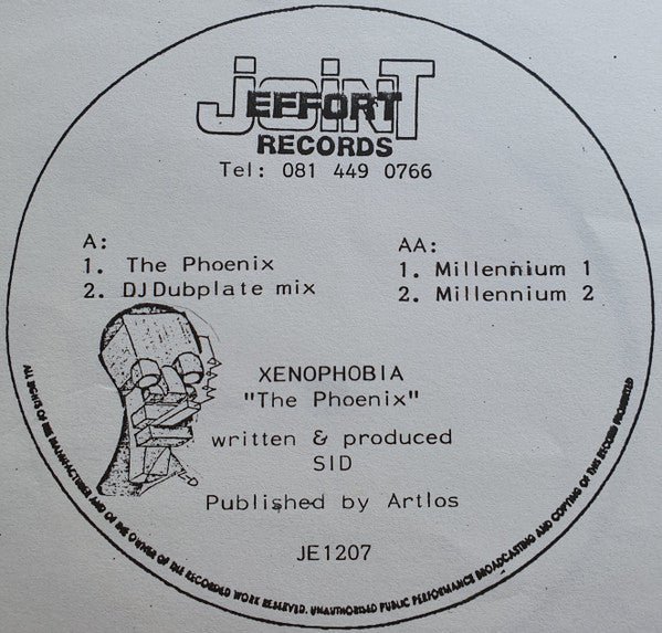 Xenophobia : The Phoenix (12", W/Lbl, Sti)