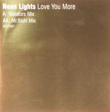 Neon Lights : Love You More (12")