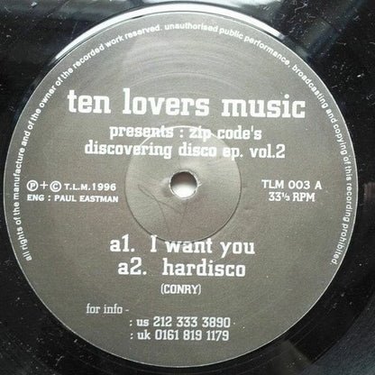 Zip Code : Discovering Disco EP Vol. 2 (12")