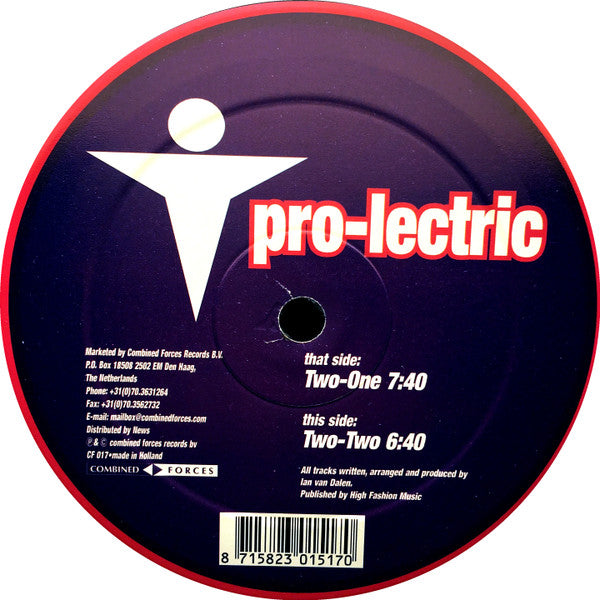 Pro-Lectric : Two-One (12")