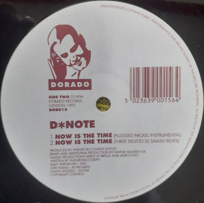 D*Note : Now Is The Time (12")