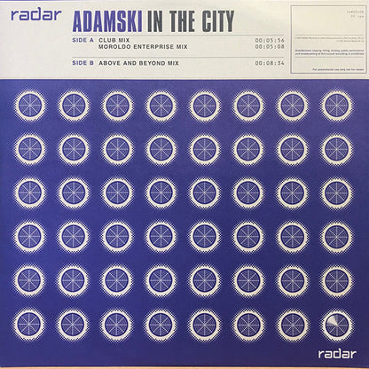 Adamski : In The City (12", Promo)