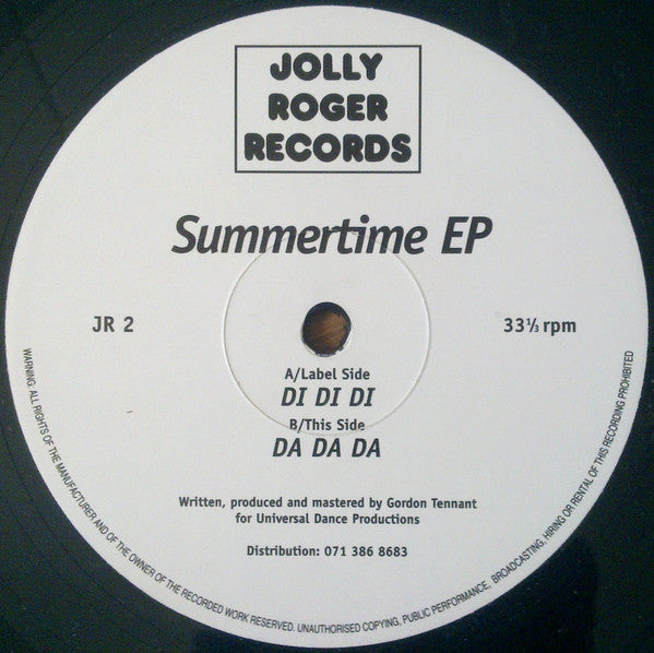 GT-Sampler : Summertime EP (12", EP)