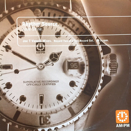 Rhythm Source : Love Shine (Joe T Vannelli Mixes) (12", 2/2)