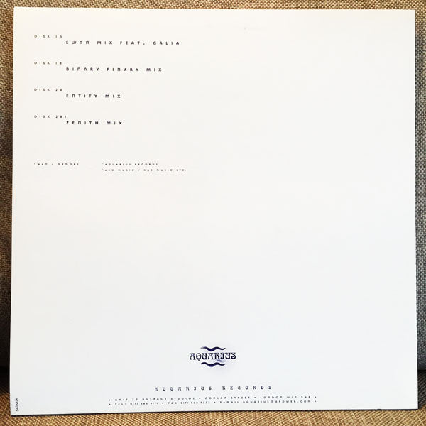 Swan : Memory (The Sessions) (2x12")