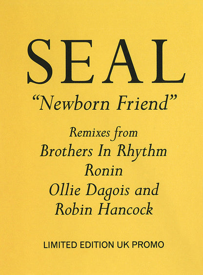 Seal : Newborn Friend (12", Ltd, Promo)