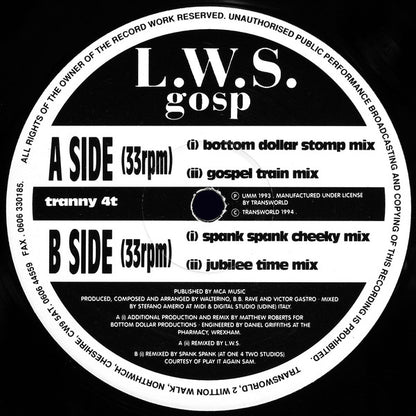 L.W.S. : Gosp (12")