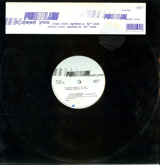 Pendulum : I Need You (12")