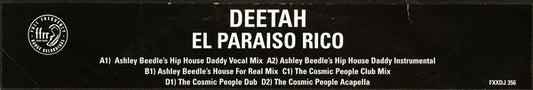 Deetah : El Paraiso Rico (2x12", Promo)