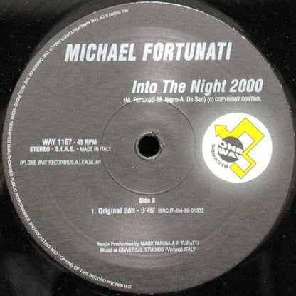 Michael Fortunati : Into The Night 2000 (12")