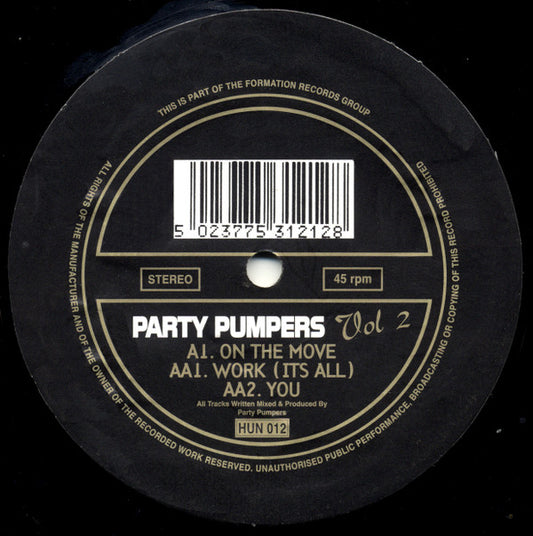 Party Pumpers : Party Pumpers Vol 2 (12")