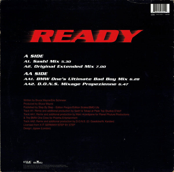 Bruce Wayne : Ready (12", Single)