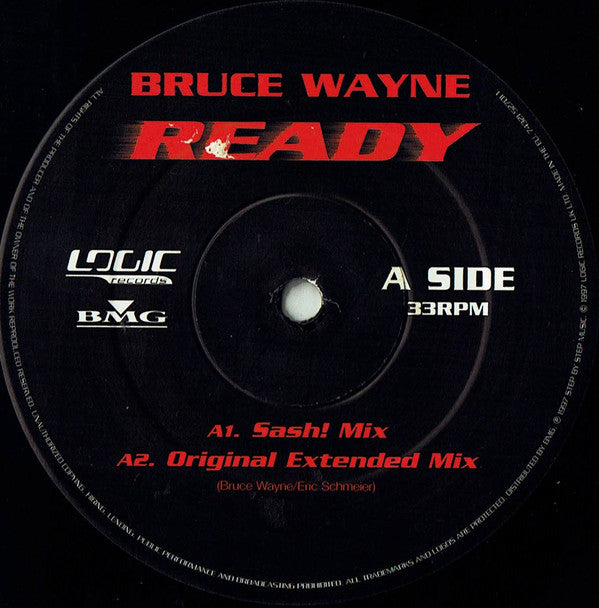 Bruce Wayne : Ready (12", Single)