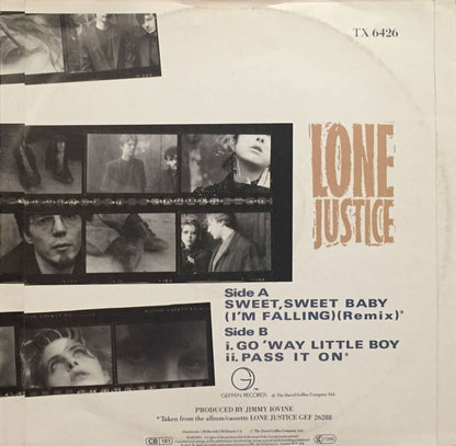 Lone Justice : Sweet, Sweet Baby (I'm Falling) (Remix) (12", Single)