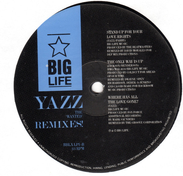 Yazz : The 'Wanted' Remixes! (LP, Album, Ltd)