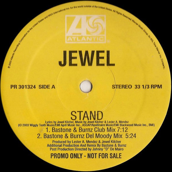 Jewel : Stand (2x12", Promo)