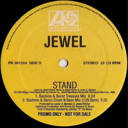 Jewel : Stand (2x12", Promo)