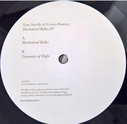 Tom Neville & Gower Ramsey : Mechanical Ballet EP (12", EP)