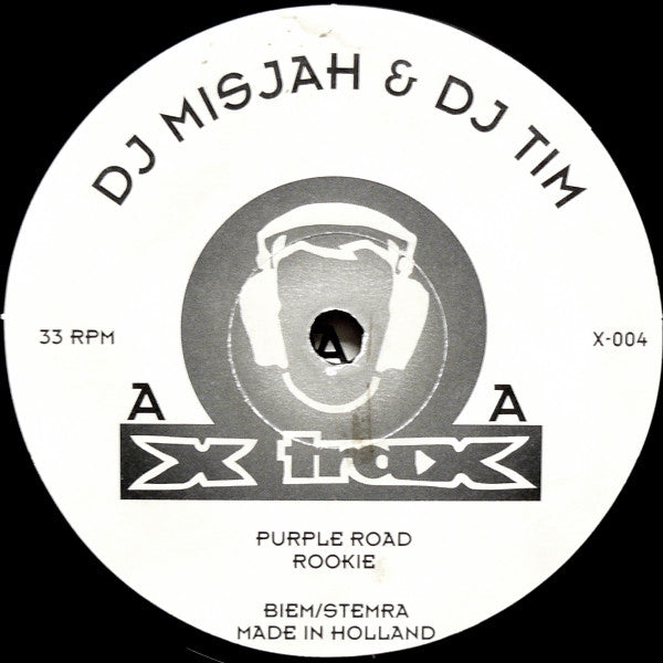 DJ Misjah & DJ Tim : Purple Road EP (12", EP)