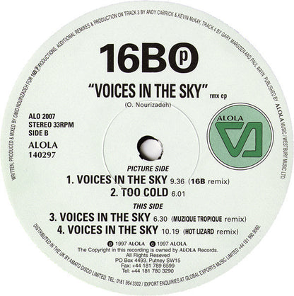 16B* : Voices In The Sky Rmx EP (12", EP)