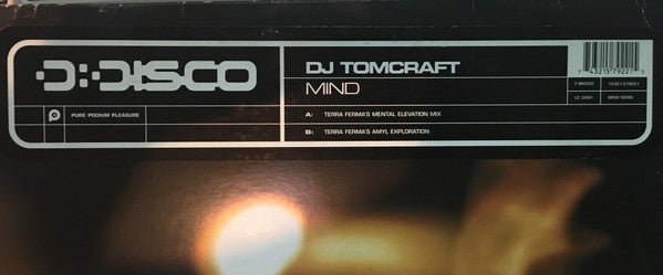 Tomcraft : Mind (12")