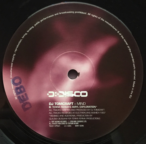 Tomcraft : Mind (12")