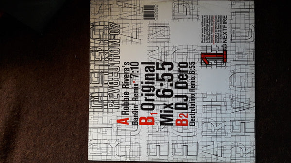 DJ Dero : South American Techno Part 1 (Revolution 07) (12")