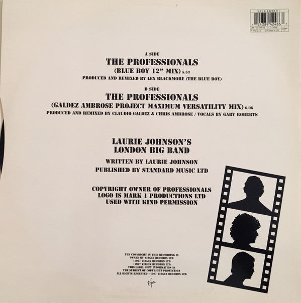 Laurie Johnson's London Big Band : (Theme From) The Professionals (12", Single)