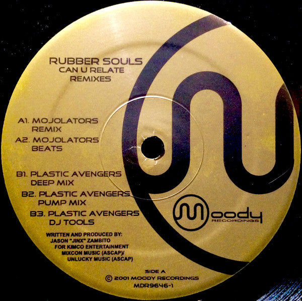 Rubber Souls : Can U Relate (Remixes) (12")