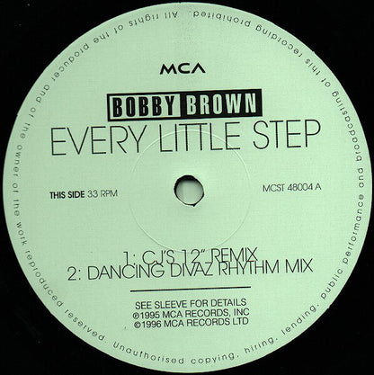 Bobby Brown : Every Little Step (12")