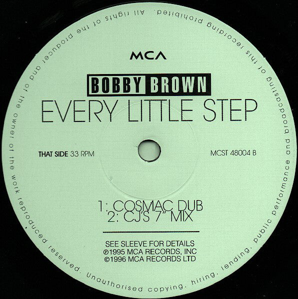 Bobby Brown : Every Little Step (12")