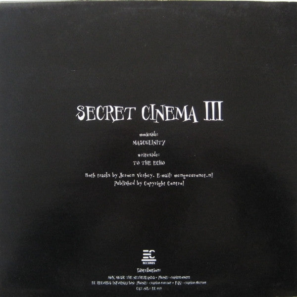 Secret Cinema III* : Masculinity (12")