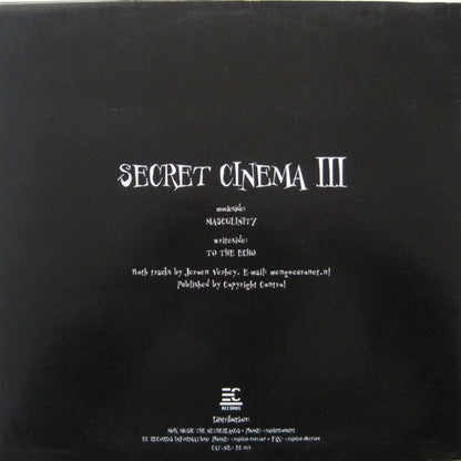Secret Cinema III* : Masculinity (12")