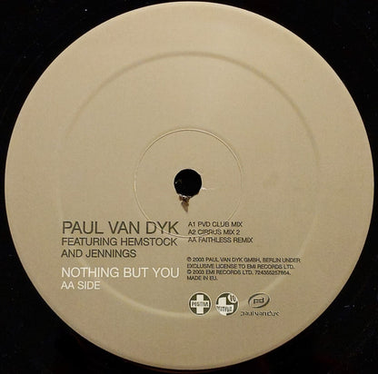 Paul van Dyk Featuring Hemstock And Jennings* : Nothing But You (12")