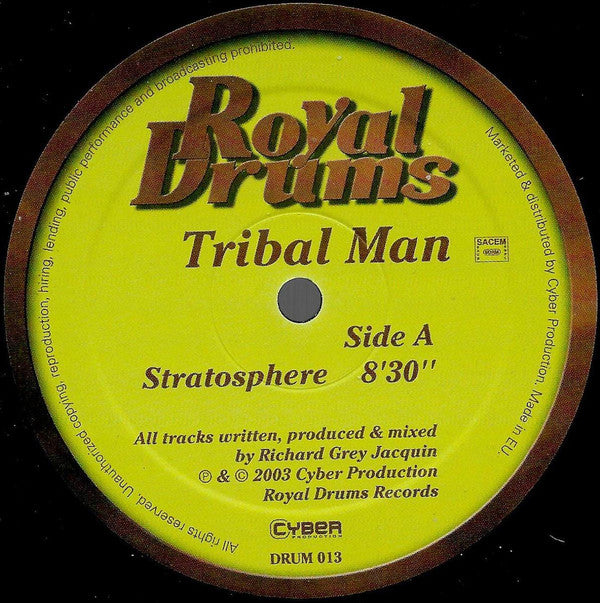 Tribal Man : Stratosphere (12")