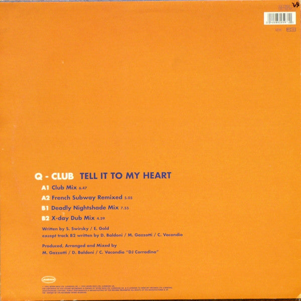 Q-Club : Tell It To My Heart (12")