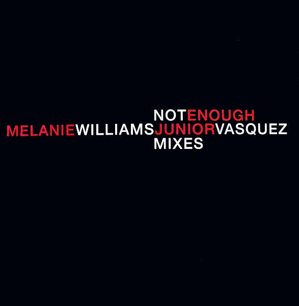 Melanie Williams : Not Enough (Junior Vasquez Mixes) (12", Promo)