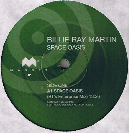 Billie Ray Martin : Space Oasis (12", Promo)
