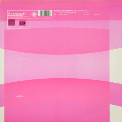 Roland Clark : Speak To Me (Rainy City Mixes) (12")