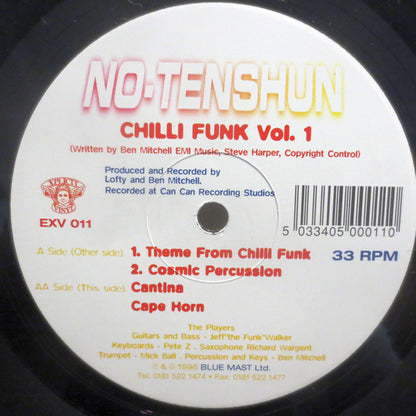 No Tenshun : Chilli Funk Vol.1 (12")