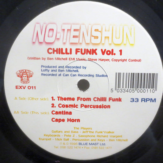 No Tenshun : Chilli Funk Vol.1 (12")