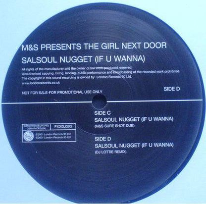 The Girl Next Door : Salsoul Nugget (If U Wanna) (2x12", Promo)