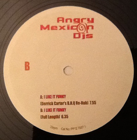 Angry Mexican DJs : I Like It Funky (2x12", Promo)